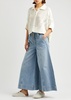 Sheer Luck wide-leg jeans 