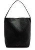 Cabas large grained leather tote