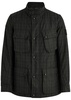 Trialmaster checked waxed cotton jacket 