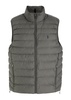 Logo quilted shell gilet