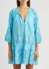 Ashley broderie-anglaise cotton kaftan 