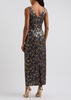 Jules floral brocade maxi dress