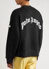 8 Moncler Palm Angels logo cotton sweatshirt 