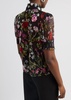 Brentley floral-print chiffon blouse