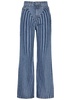 Body Morphing printed wide-leg jeans 