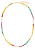 Tennis Kinda 18kt gold-plated beaded necklace