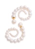 Vinnie spiral pearl drop earrings