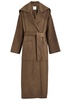 Ruta belted wool-blend coat