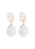 Tra-la-la pearl drop earrings 