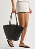 Marcia woven leather tote 