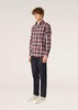 Aantero Red Flannel Checked Shirt