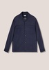 Aabba Blue Cotton Overshirt