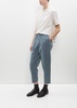 Cotton Courduroy Cropped Trousers — Sea