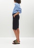 Parchia Wool Short Trousers — Navy