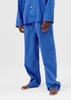 Cotton Poplin Pyjamas Pants — Royal Blue