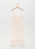 Slip Dress W/ Deep Lace Trim — Pale Rose