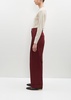 Partan Cotton Pants — Burgundy