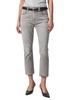 isola straight crop jeans in quartz grey