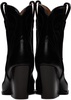 Black Cowboy Ankle Boots