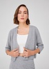 Cashmere Blend Bolero Cardigan - Grey