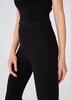 Rib Knitted High Waist Knitwear Leggings - Black