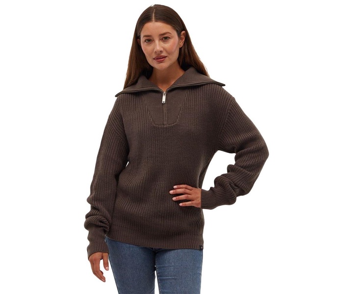 Women's Thurynn Oversize Zippered Funnel Sweater