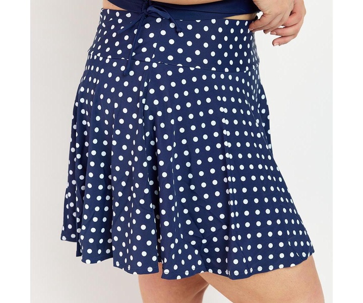 Plus Size Flowy Swim Skort