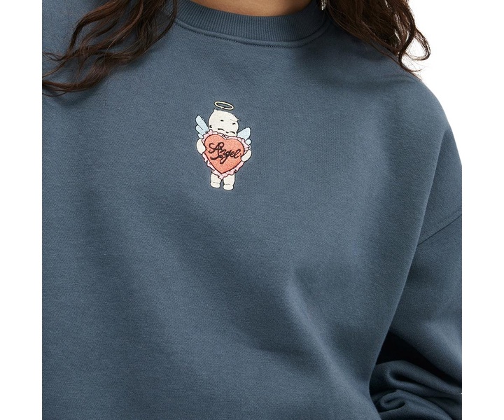 Women's Classic Fleece Graphic Crew Sweatshirt