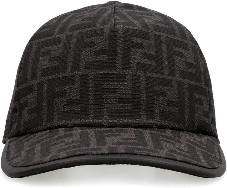 Fendi FF Jacquard Curved-Peak Baseball Cap