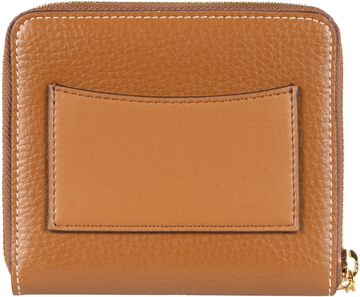 Stella McCartney Logo Grainy Studded Zipped Mini Wallet