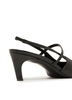 The Sharp Leather Slingback Pumps