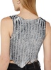 Sleeveless knitted top