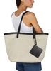 Canvas travel tote bag