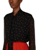 Shirt With Lavaliere Collar