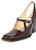 Onda slingback pumps in brushed calf leather