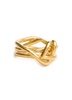 Thread 18kt gold vermeil ring