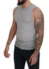 Ermanno Scervino Grey Sleeveless  Pullover T-shirt