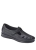 roamer slip on loafer - narrow in black