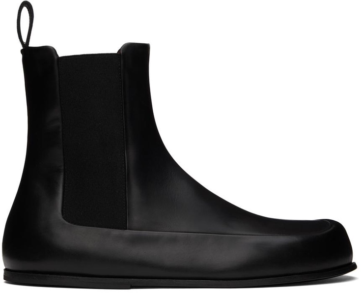 Black Accomoda Beatle Chelsea Boots