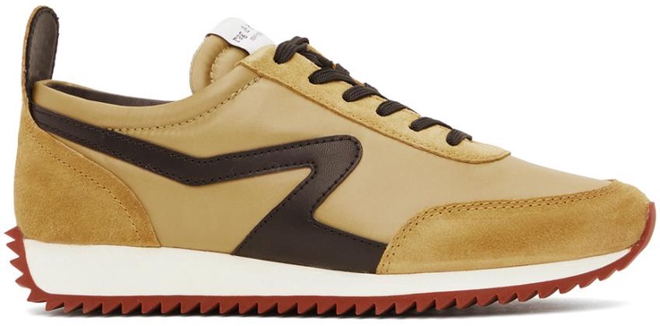 Tan Retro Runner Sneakers