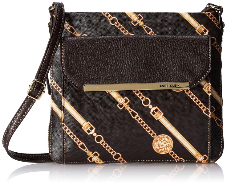 Anne Klein Leo Lizard Cross-Body Handbag