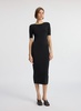 Nelly Contrast Trim Knit Dress