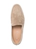 ridged-sole suede loafers