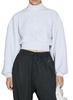 Alexander Wang High-Neck Cropped Sweatshirt