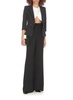 Elisabetta Franchi Logo Patch Wide-Leg Trousers