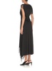 Lanvin Fringed Sleeveless Midi Dress