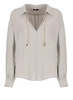 Elisabetta Franchi Logo-Pendant V-Neck Shirt