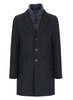 Herno Buttoned High Neck Long-Sleeved Coat