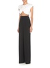 Elisabetta Franchi Logo Patch Wide-Leg Trousers