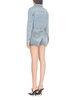 Moschino Jeans Button-Up Cropped Denim Jacket